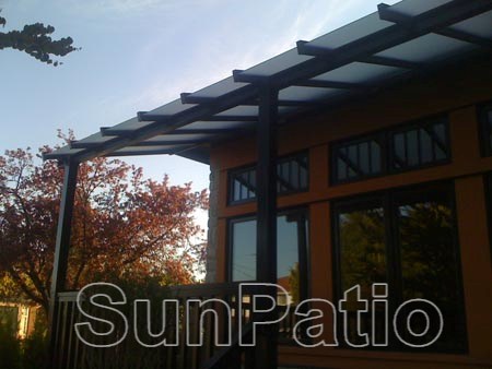 patio cover frosted glass